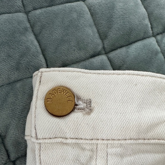 Madewell Emmett Cream Wide-Leg Jeans - Picture 3 of 8